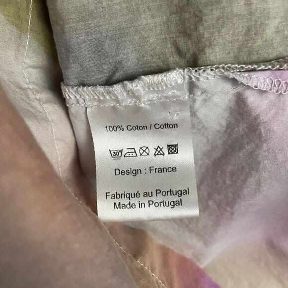 Carne Bollente Men’s M Risky Jizzness Multicolor Watercolor Button Up - Picture 4 of 6